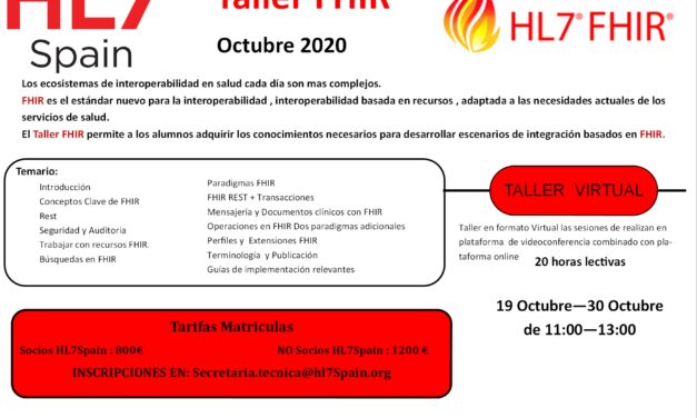 Taller FHIR Octubre 2020