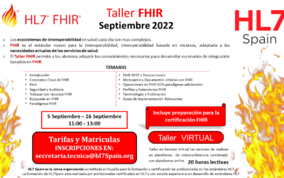 Taller FHIR Septiembre 2022